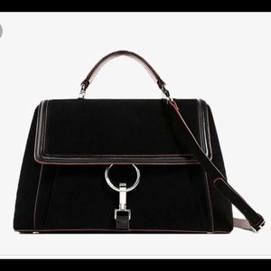 Zara suede bag